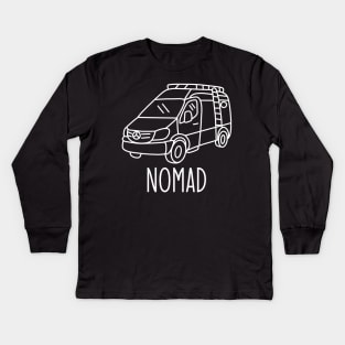 Nomad minimal van conversion Kids Long Sleeve T-Shirt